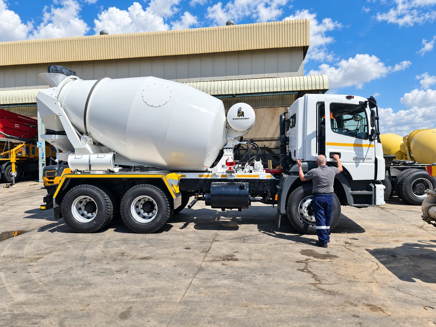Rock-Tuff mixer truck